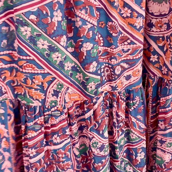 ba&sh Falba V Neck Maxi Dress LIKE NEW - Picture 5 of 12